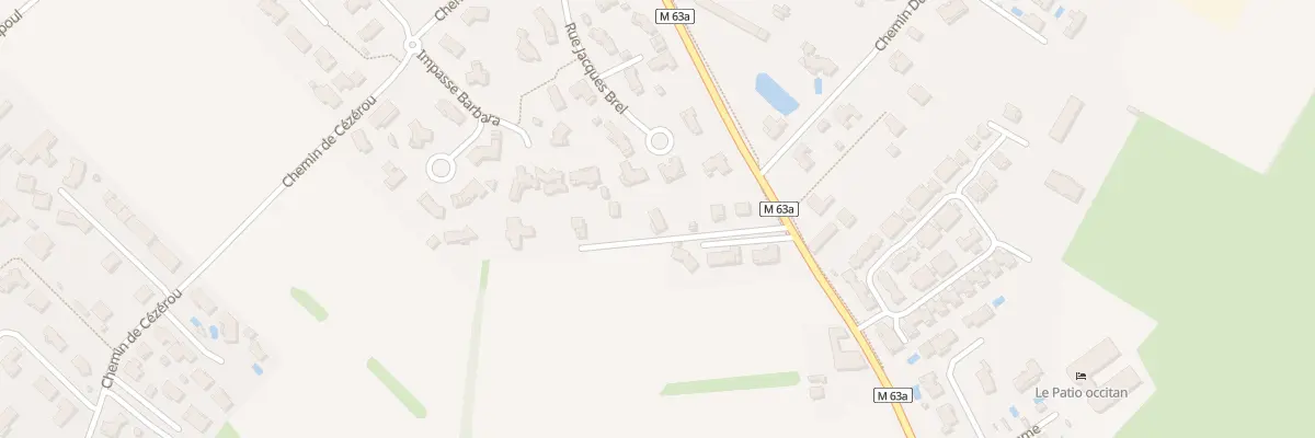 Plan du 81B Rte de Tournefeuille à Cugnaux