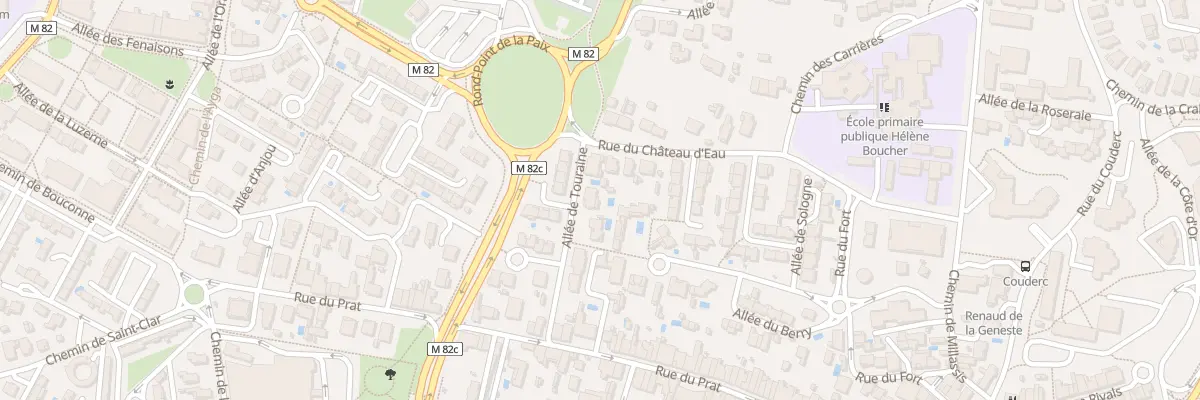 Plan du 10 All de Touraine à Colomiers