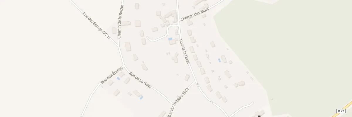 Plan du 2B Rue de la Forêt à Seur