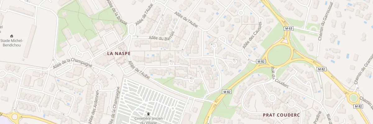 Plan du 29 All de la Sambre à Colomiers
