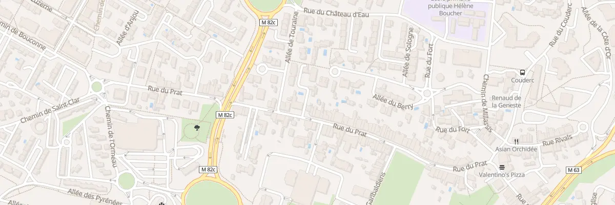 Plan du 82B Rue du Prat à Colomiers