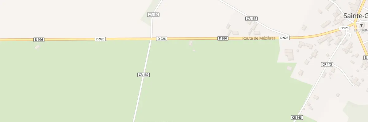 Plan du 5170 Rte de Mézières à Sainte-Gemme