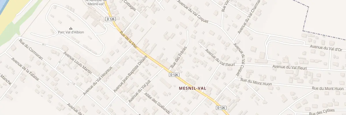 Plan du 42 Rue de la Mer Mesnil Val à Criel-sur-Mer