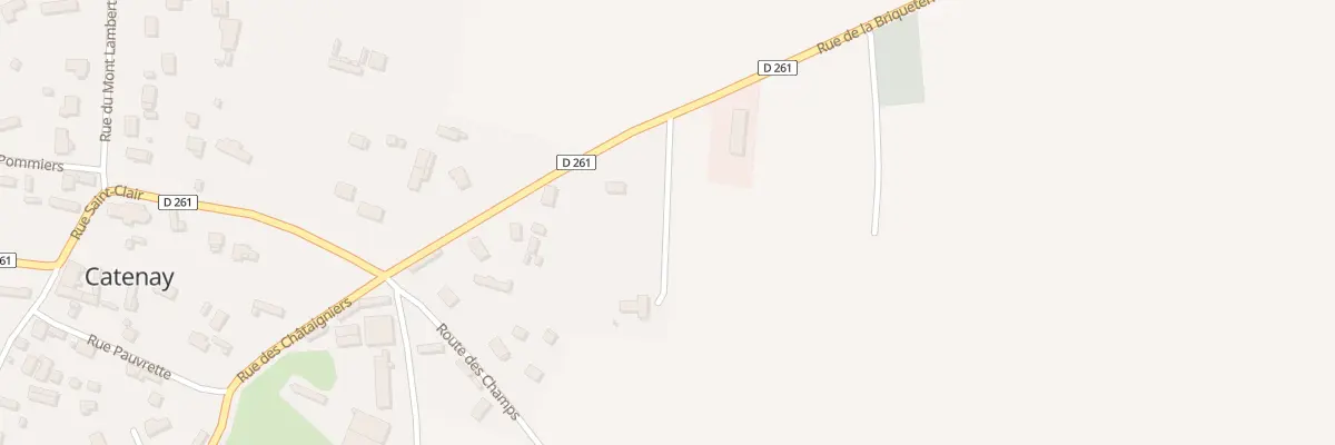 Plan du 224 Rue de la Briqueterie à Catenay