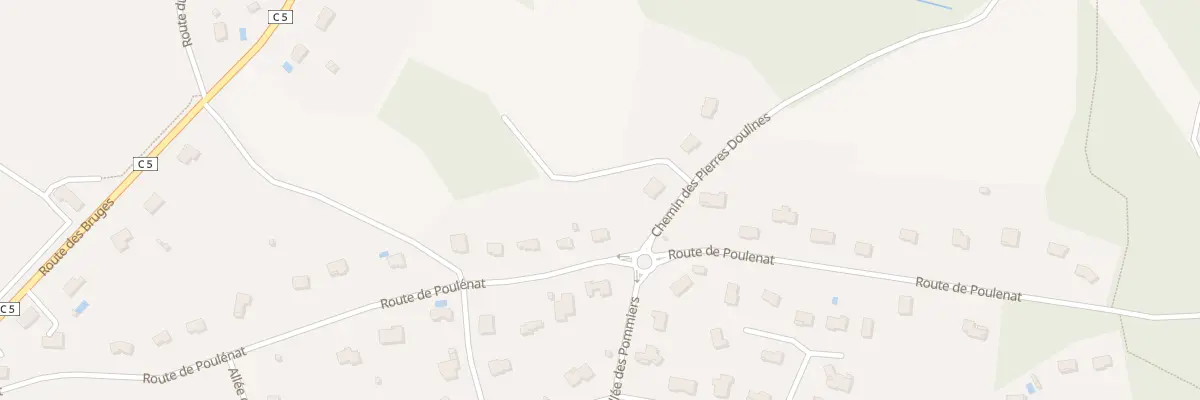 Plan du 67 Rte de Poulénat à Boisseuil