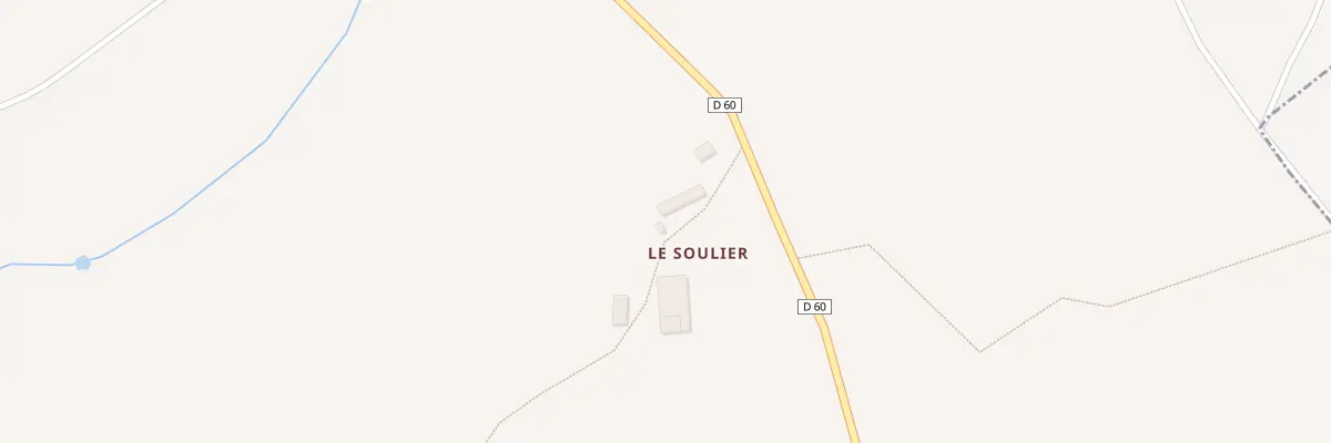 Plan du 1 Le Soulier à Mailhac-sur-Benaize