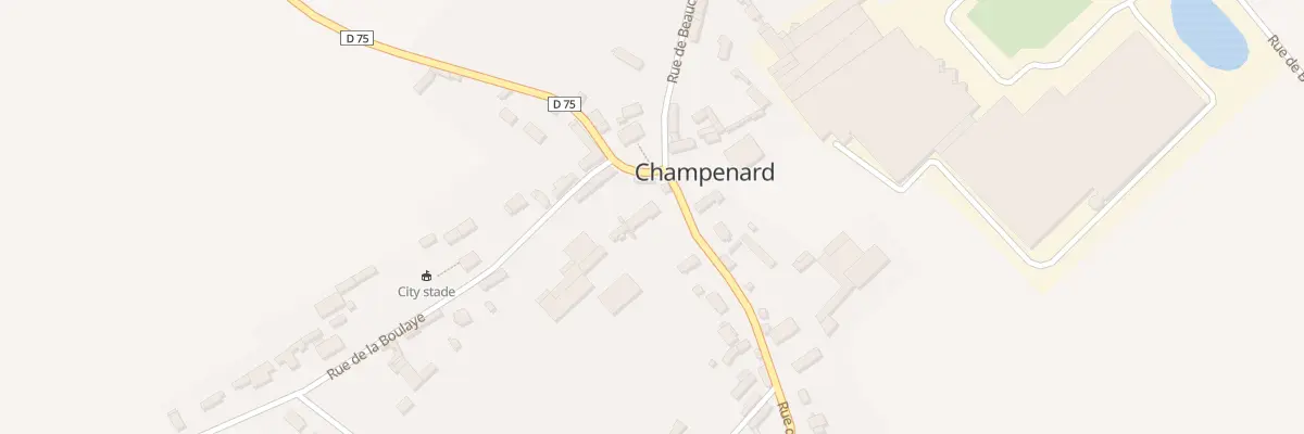 Plan du 2 Rue de Sainte-colombe à Champenard