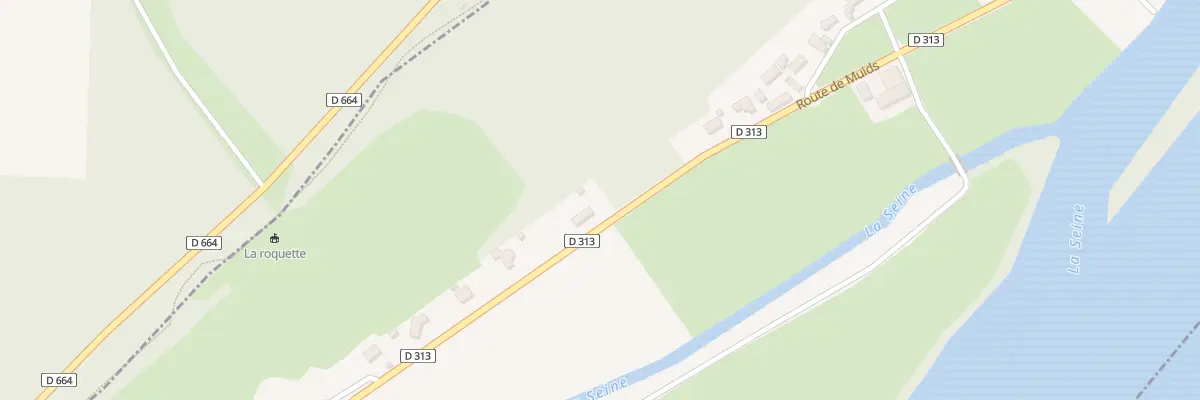 Plan du 83 Rte de Muids à La Roquette