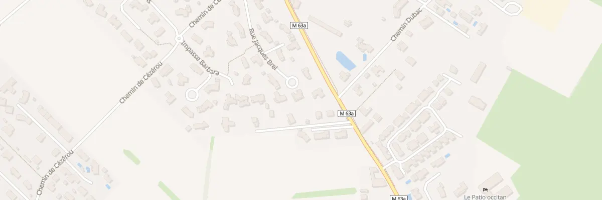 Plan du 10 Rue Jacques Brel à Cugnaux