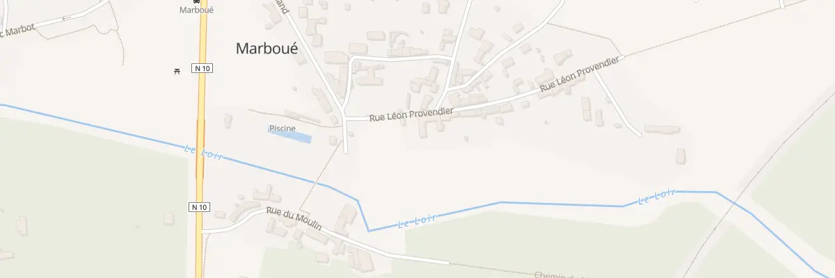 Plan du 6 Rue Léon Provendier à Marboué