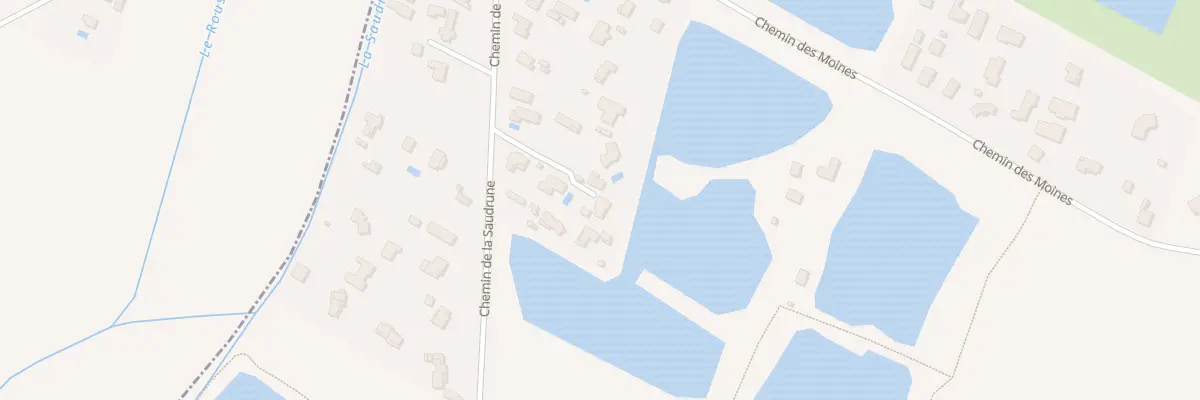 Plan du 7Q Che de la Saudrune à Roques