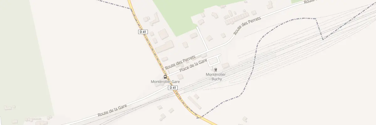 Plan du 3 Pl de la Gare à Montérolier