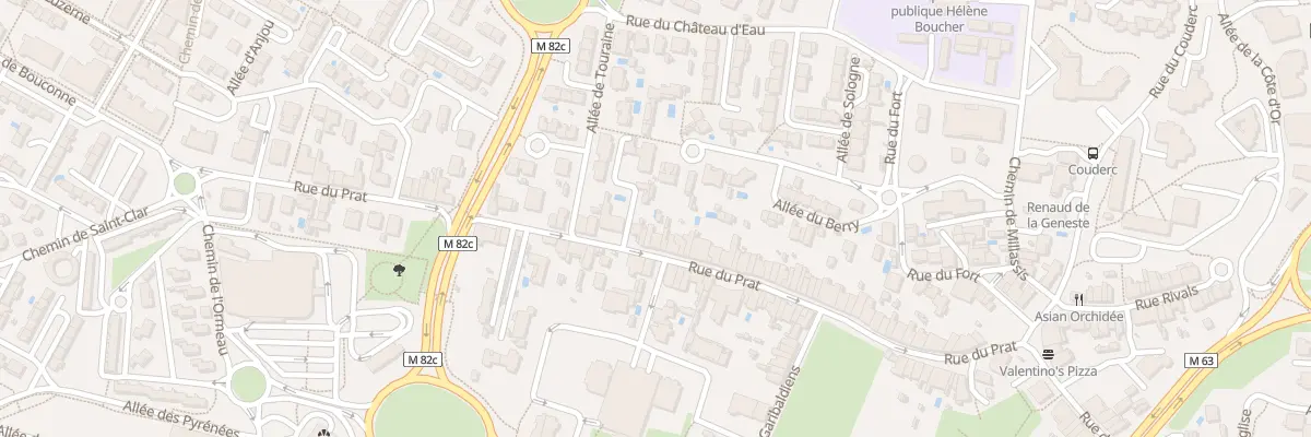 Plan du 78 Rue du Prat à Colomiers