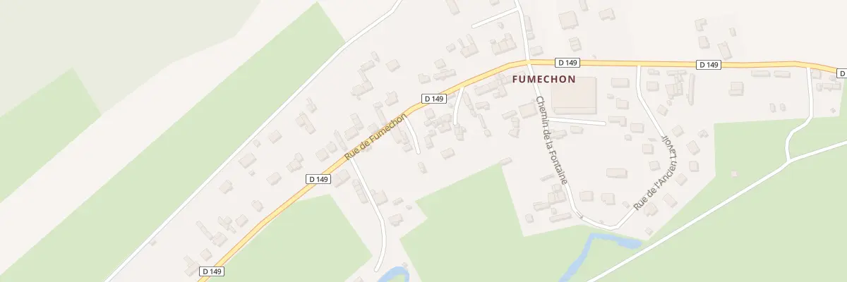 Plan du 633 Rue de Fumechon à Radepont