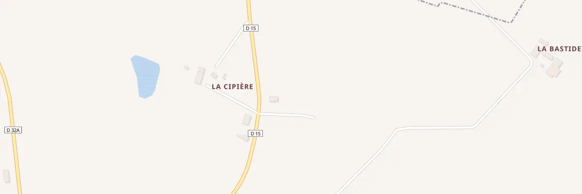 Plan du 5001 La Cipiere Nord à Saint-Jean-Ligoure