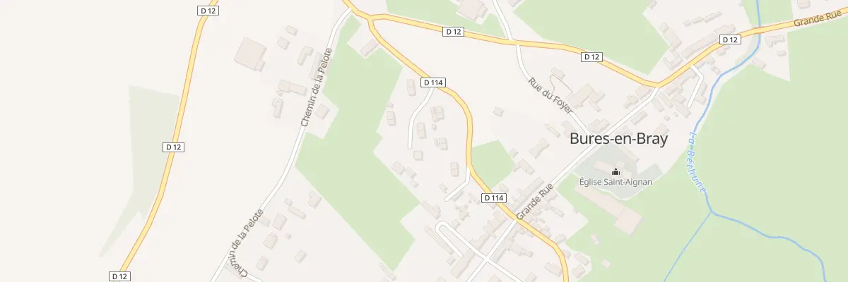 Plan du 5057 Le Bourg à Bures-en-Bray