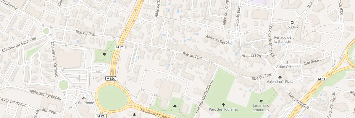Plan du 57 Rue du Prat à Colomiers
