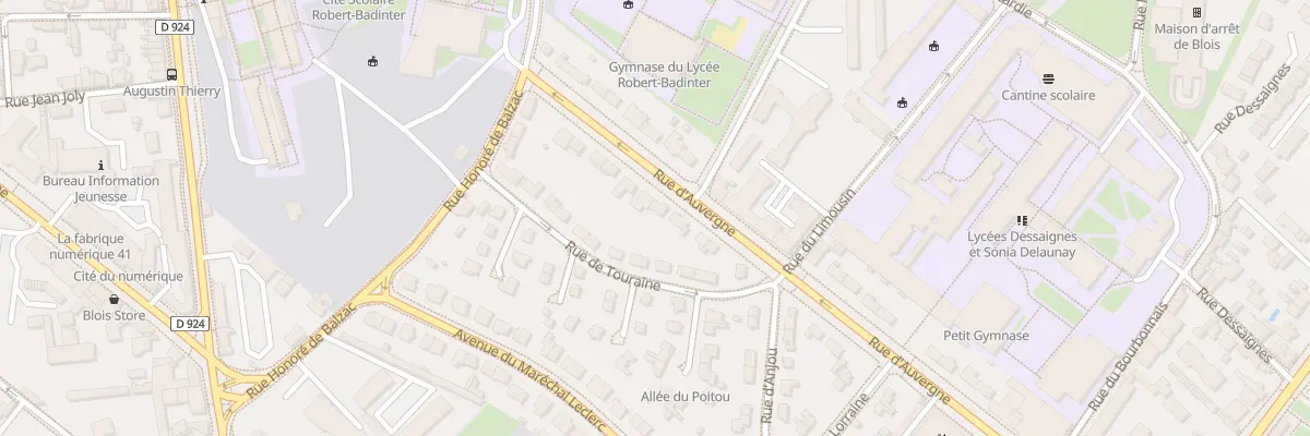 Plan du 38 Rue d’Auvergne à Blois