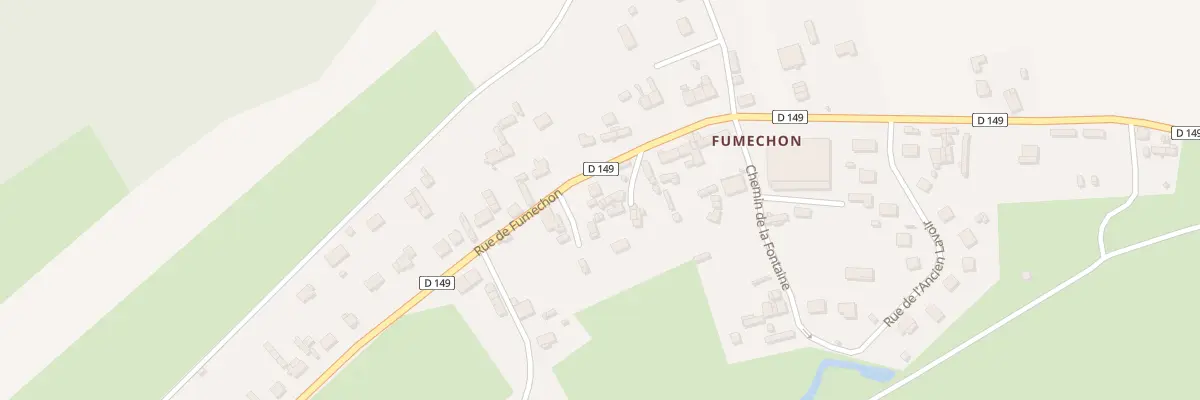 Plan du 593 Rue de Fumechon à Radepont