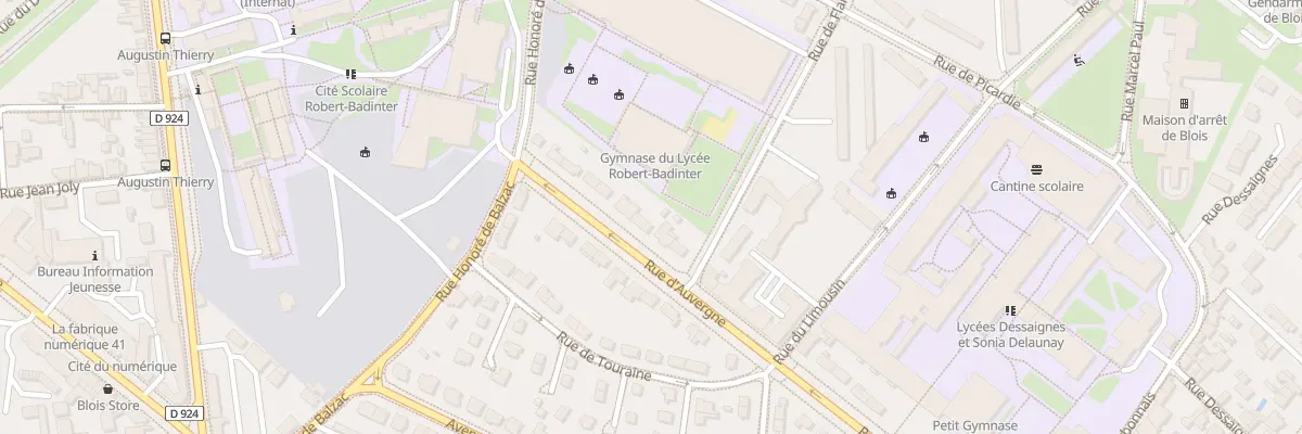 Plan du 49 Rue d’Auvergne à Blois
