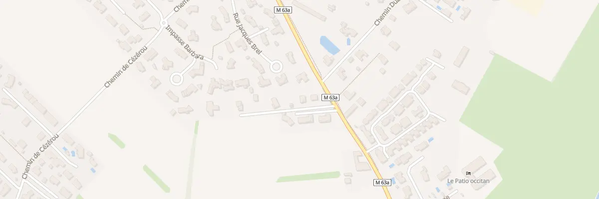 Plan du 81A Rte de Tournefeuille à Cugnaux