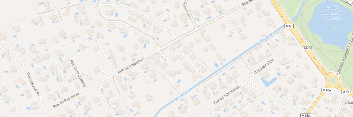 Plan du 17J Rue Passerive à Tournefeuille