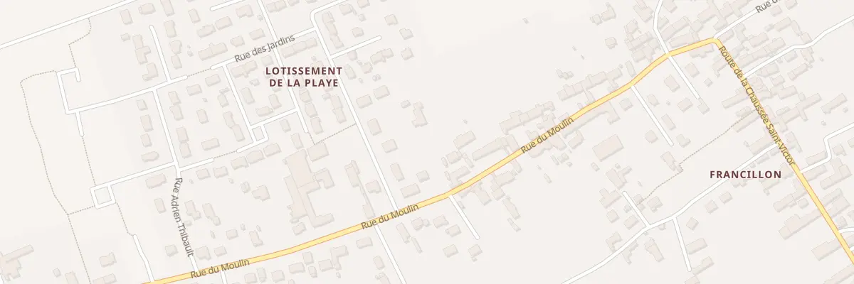 Plan du 41B Rue du Moulin à Villebarou