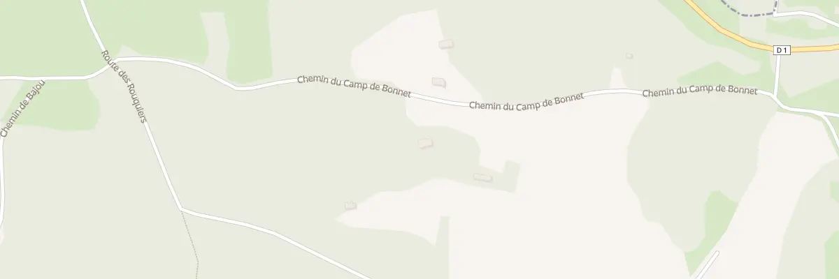 Plan du 425 Che du Camp de Bonnet à Gourdon