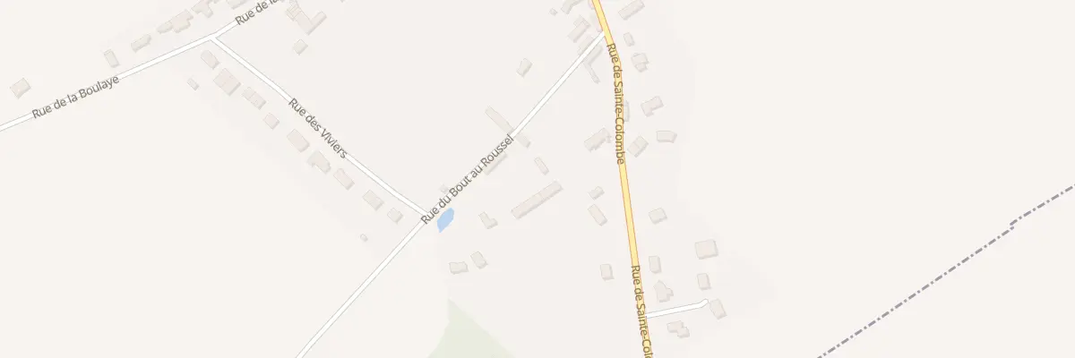 Plan du 3 Rue du Bout au Roussel à Champenard
