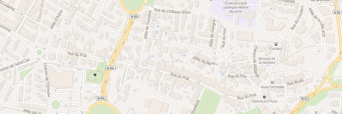 Plan du 31 All du Berry à Colomiers