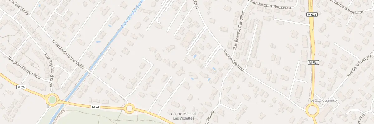 Plan du 45T Rue de Cézérou à Cugnaux