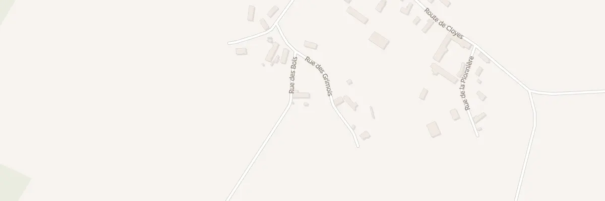 Plan du 1 Rue des Bois à Thiville