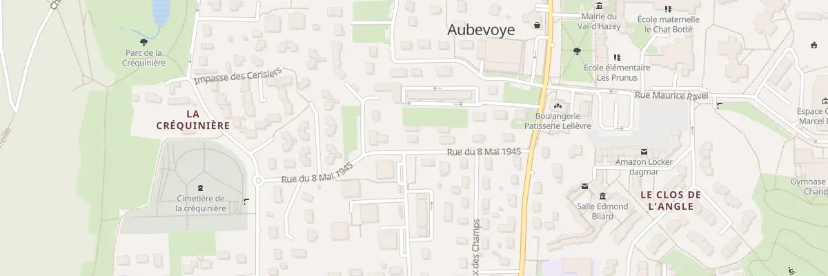 Plan du 8 Rue du Huit Mai 1945 au Val d’Hazey