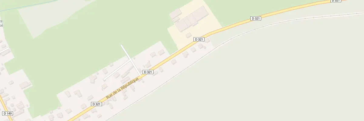 Plan du 1257 Rue de la Republique à Radepont