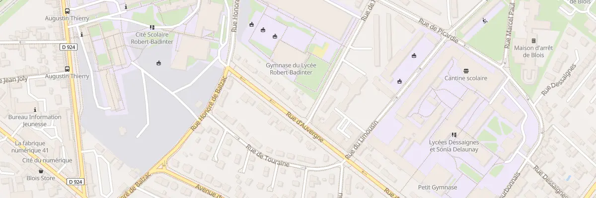 Plan du 47 Rue d’Auvergne à Blois