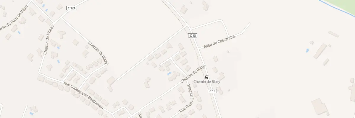 Plan du 4 Che de Blazy à Montauban