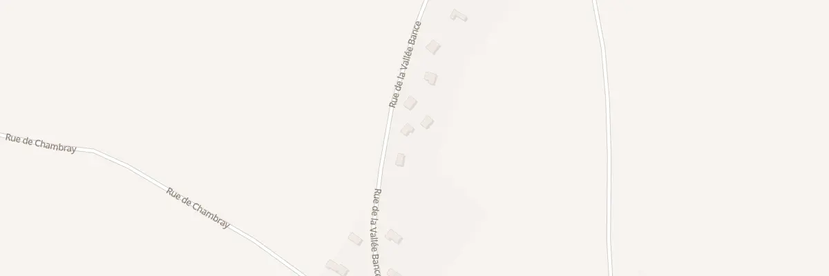 Plan du 7 Rue de la Vallee Bance à Rouvray