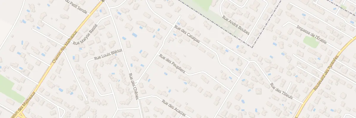 Plan du 7 Rue des Acacias à Villeneuve-Tolosane