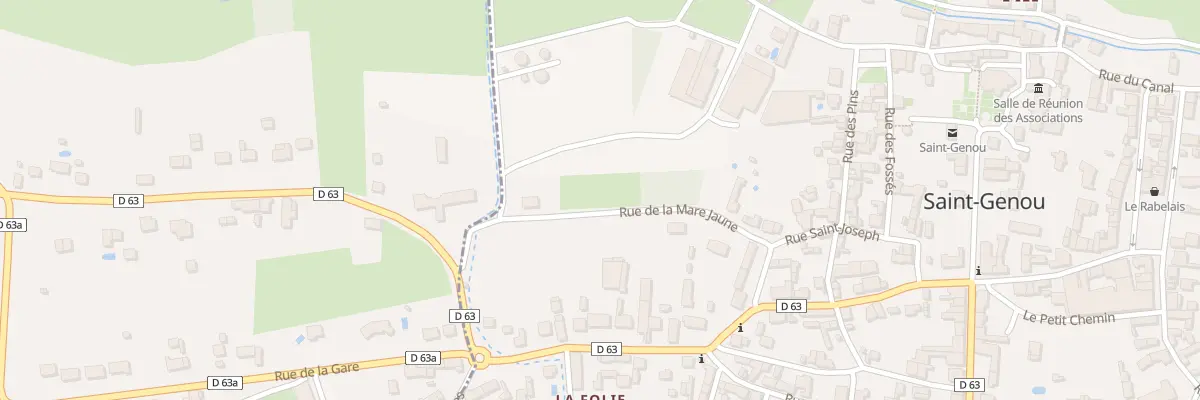 Plan du 7 Rue de la Mare Jaune à Saint-Genou