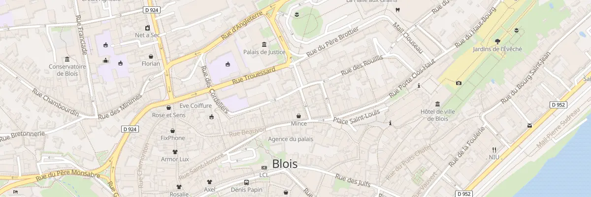 Plan du 12 Rue Paul Renouard à Blois