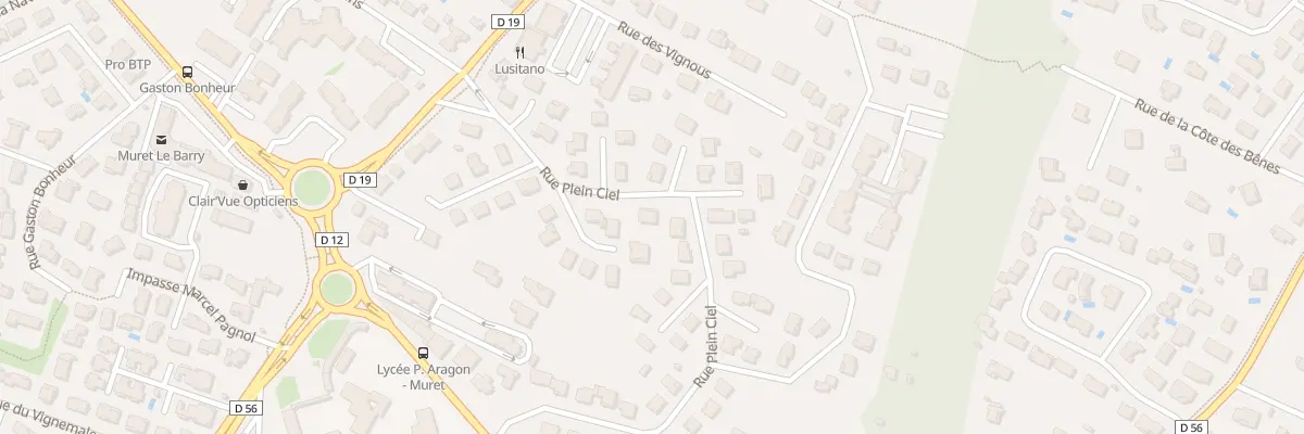Plan du 6 Rue Plein Ciel à Muret