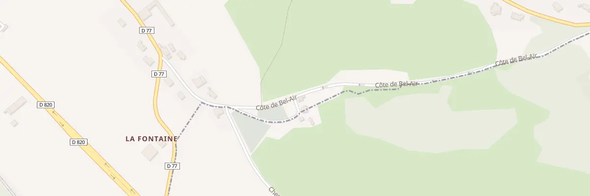 Plan du 10 Côte de Bel Air à Saint-Rustice