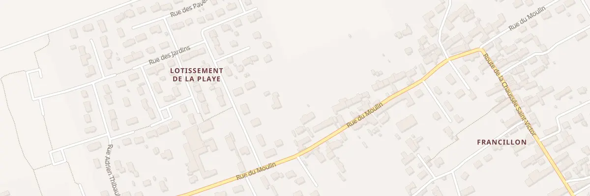 Plan du 49 Rue du Moulin à Villebarou