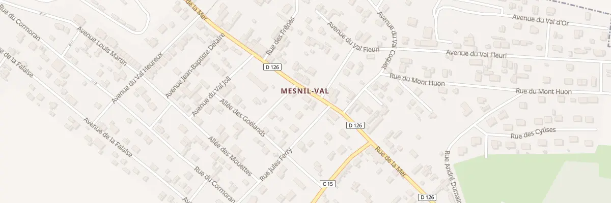 Plan du 27 Rue de la Mer Mesnil Val à Criel-sur-Mer