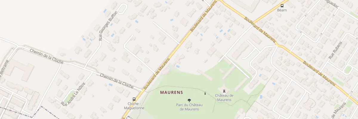 Plan du 69 Bd de Maurens à Cugnaux