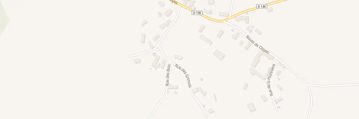 Plan du 1 Rue des Grimois à Thiville