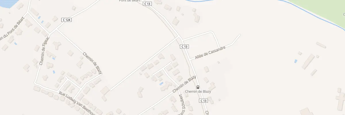 Plan du 8 Che de Blazy à Montauban