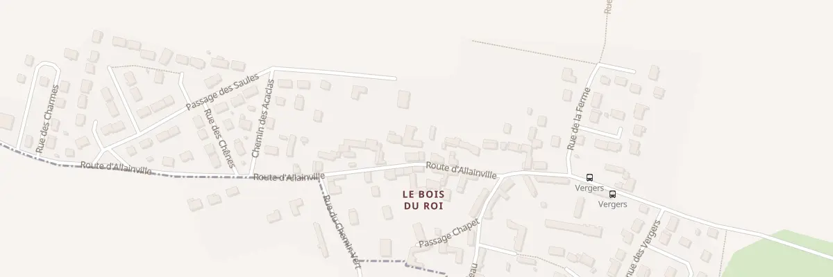 Plan du 18 Rue d’Allainville à Vernouillet