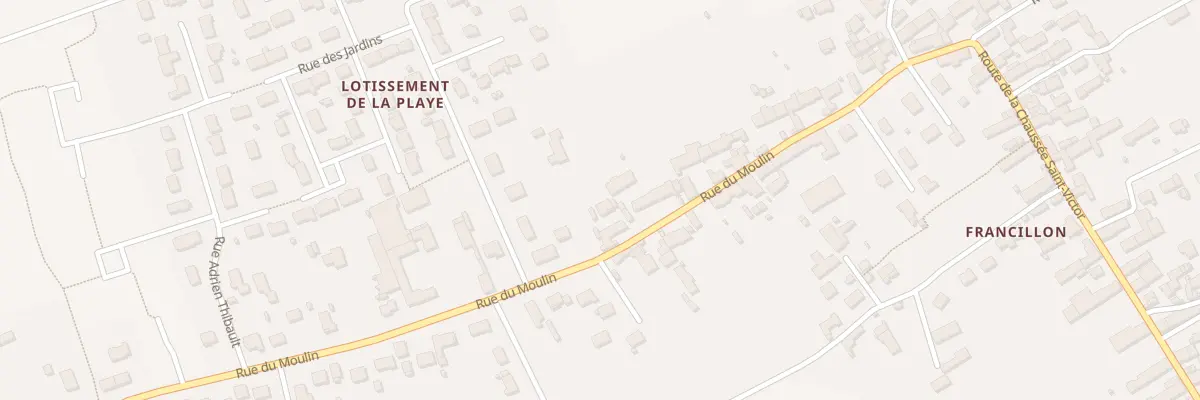 Plan du 47 Rue du Moulin à Villebarou