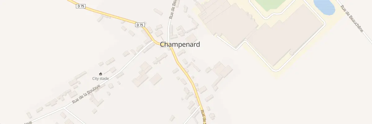 Plan du 3 Rue de Sainte-colombe à Champenard